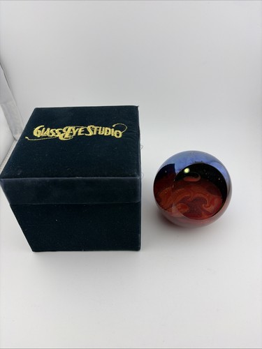 Glass eye studio paperweight - studio,