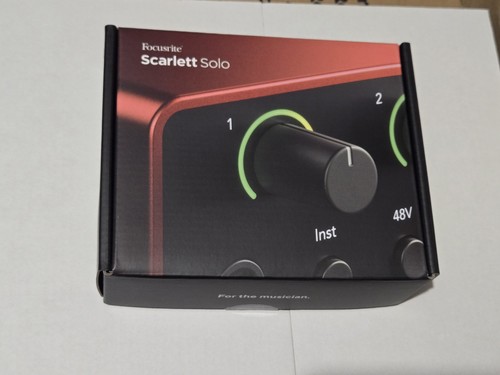 Focusrite scarlett solo 4th - focusrite,
