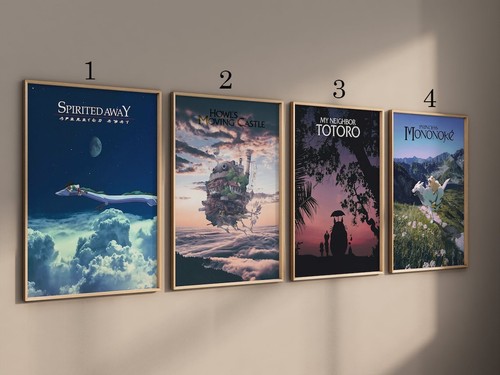 Studio ghibli poster - studio,