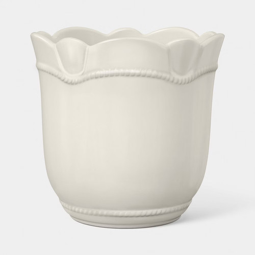 Ceramic outdoor planter - 8",