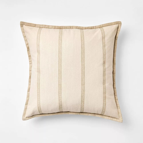 Embroidered stripe throw - stripe,